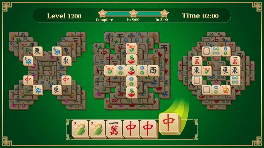 Mahjong Solitaire: 3 Tiles (Маджонг Классик)  [МОД Много денег] Screenshot 1