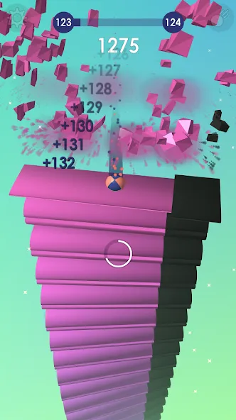 Ball: Blast colorful bricks 3d  [МОД Unlocked] Screenshot 4