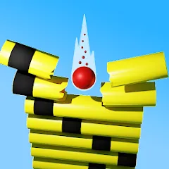 Скачать взломанную Ball: Blast colorful bricks 3d  [МОД Unlocked] - полная версия apk на Андроид