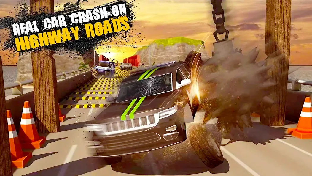 Car Crash Speed Bump Car Games  [МОД Menu] Screenshot 1