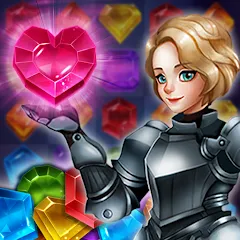 Скачать взлом Jewels of Kingdom Knights (Джуэлз оф Кингдом Найтс)  [МОД Unlimited Money] - полная версия apk на Андроид