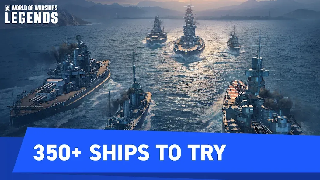 World of Warships Legends PvP (Ворлд оф Варшипс Легендс)  [МОД Menu] Screenshot 1