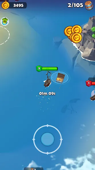 Pirate Raid - Caribbean Battle (Пиратское налетении)  [МОД Unlimited Money] Screenshot 3