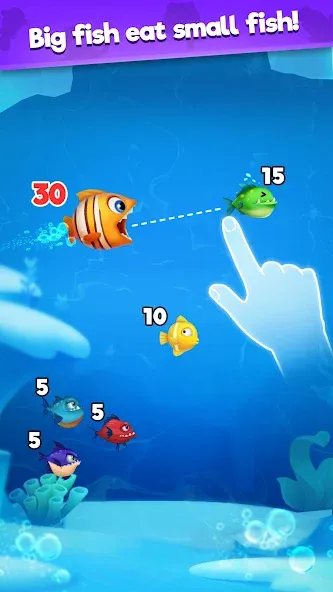 Fish Go.io - Be the fish king  [МОД Mega Pack] Screenshot 1