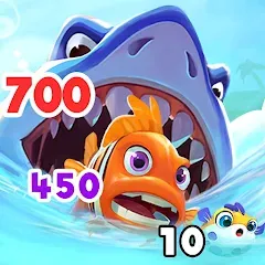 Скачать взломанную Fish Go.io - Be the fish king  [МОД Mega Pack] - последняя версия apk на Андроид