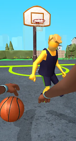 Dribble Hoops (Дрибл Хупс)  [МОД Unlimited Money] Screenshot 1