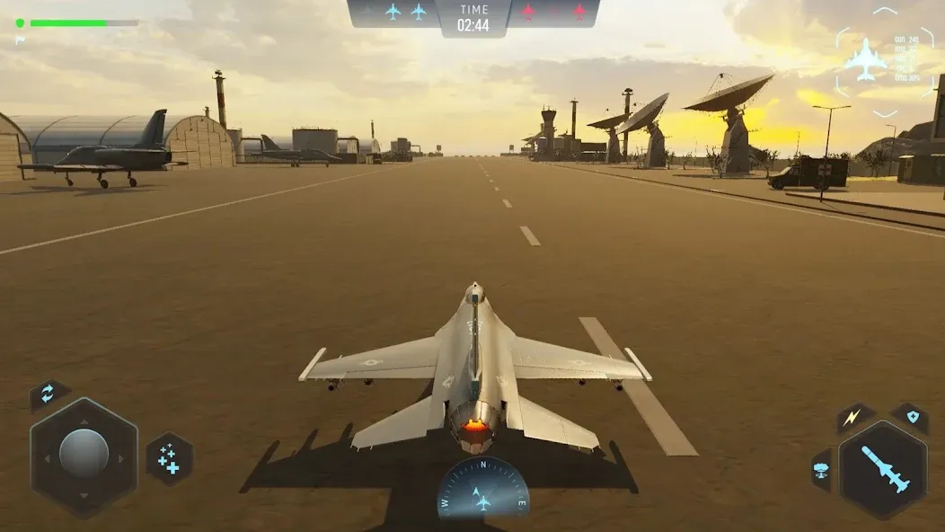 Sky Warriors: Airplane Games (Скай Ворриорс)  [МОД Menu] Screenshot 1