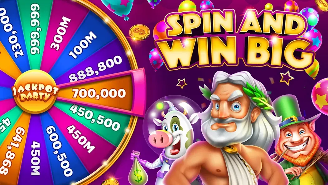 Jackpot Party Casino Slots (Джекпот Пати)  [МОД Много монет] Screenshot 1