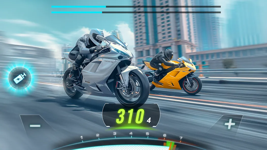 Motor Bike: Xtreme Races  [МОД Все открыто] Screenshot 3