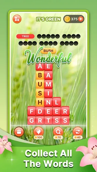 Word Search Block Puzzle Game  [МОД Бесконечные деньги] Screenshot 2