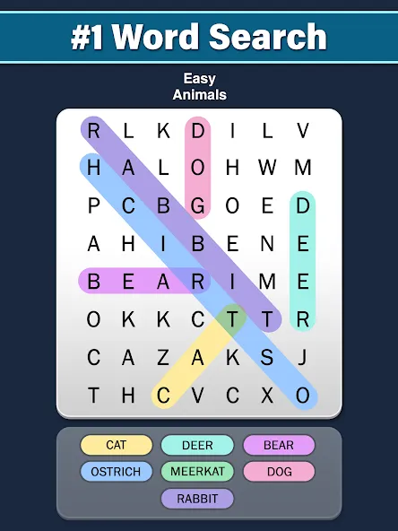 Word Search: Word Find (Ворд Срч)  [МОД Menu] Screenshot 4