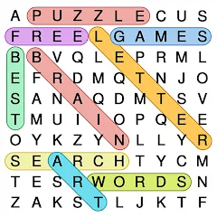 Взломанная Word Search: Word Find (Ворд Срч)  [МОД Menu] - стабильная версия apk на Андроид