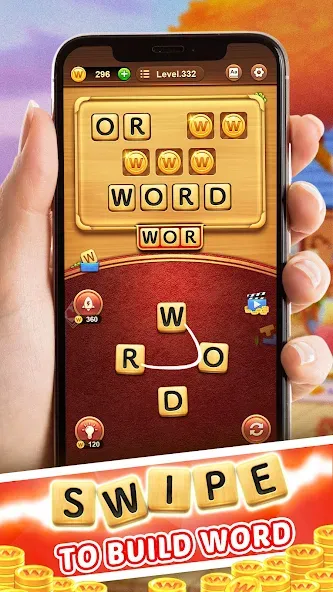 Word Connect (Ворд Коннект)  [МОД Все открыто] Screenshot 1