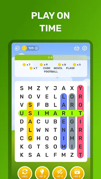 Word Search Puzzle Game  [МОД Mega Pack] Screenshot 3