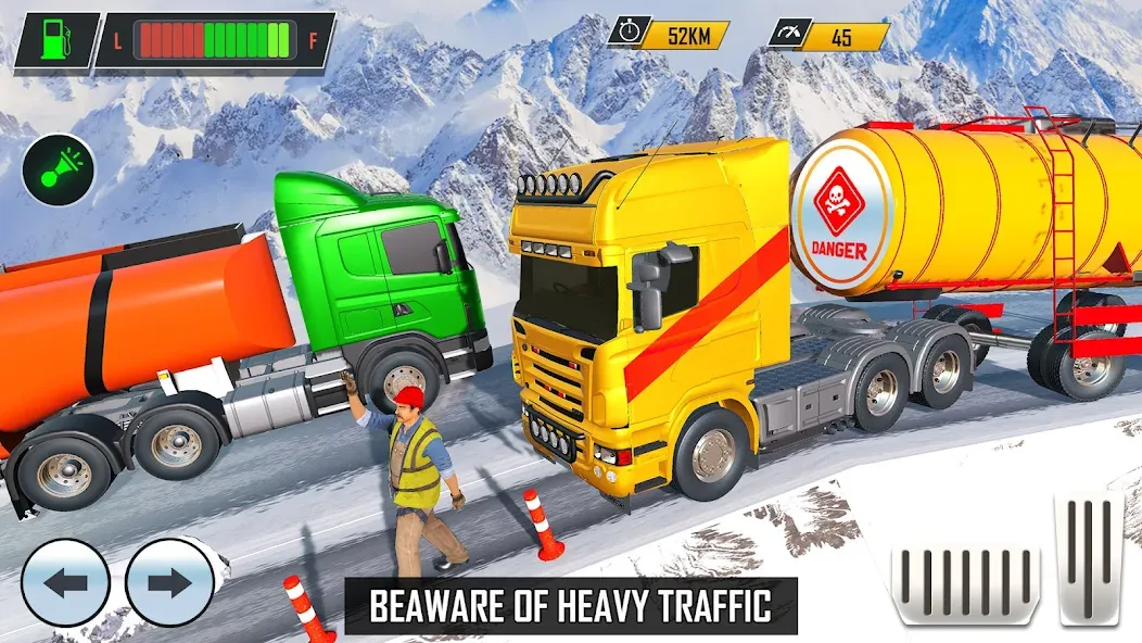 Offroad Oil Tanker Truck Games (Оффроуд Игры на машинецистерне для нефти)  [МОД Много монет] Screenshot 4