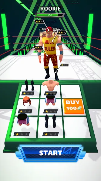 Wrestling Trivia Run (Рестлинг Тривия Ран)  [МОД Все открыто] Screenshot 2