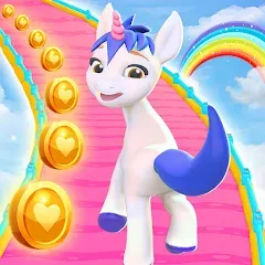 Скачать взлом Unicorn Kingdom: Running Games (Юникорн Кингдом)  [МОД Много денег] - последняя версия apk на Андроид