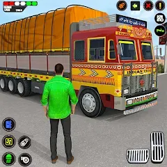 Взлом Indian Truck Drive Truck Games (Индийский грузовой симулятор)  [МОД Меню] - полная версия apk на Андроид