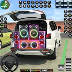 Взломанная School Car Game 3d Car Driving  [МОД Mega Pack] - последняя версия apk на Андроид