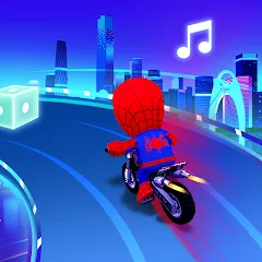 Скачать взлом Beat Racing:Car&Music game (Бит Кар Гонки игра музыки )  [МОД Много денег] - стабильная версия apk на Андроид