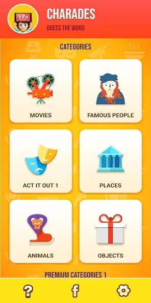 Charades Guess the Word  [МОД Много монет] Screenshot 4