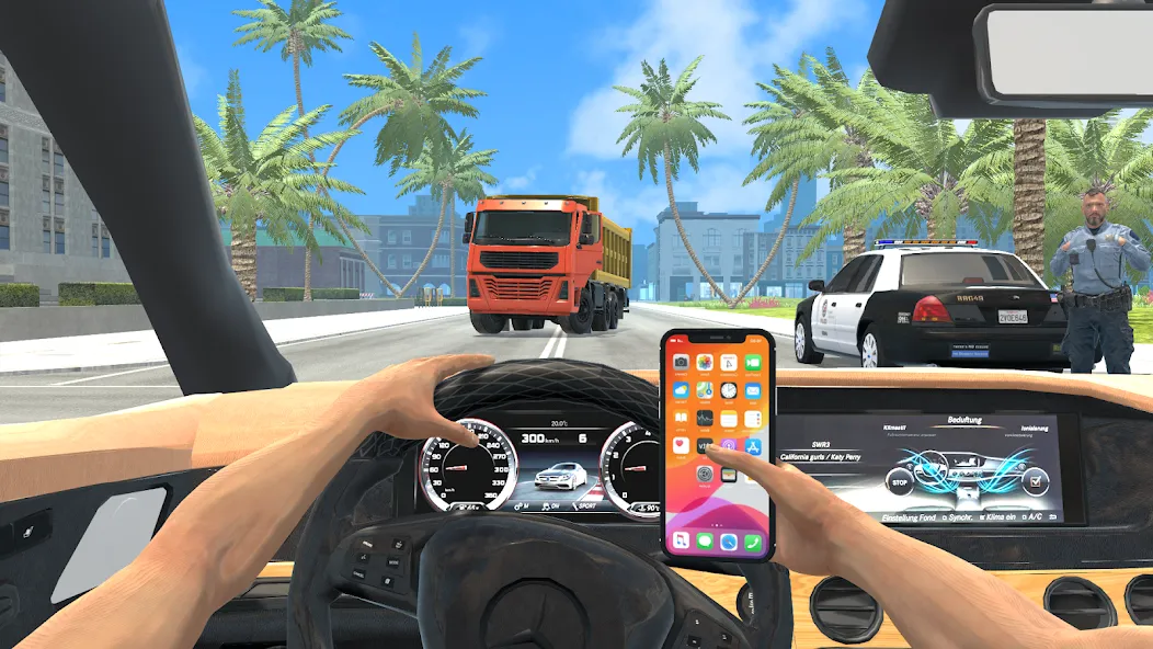 Drive Simulator: Traffic Race  [МОД Unlocked] Screenshot 5