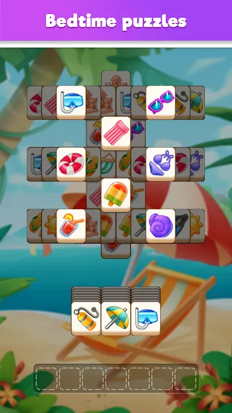 Tile Match Puzzle: Triple Game (Тайл Матч Пазл)  [МОД Unlimited Money] Screenshot 4