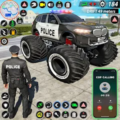 Скачать взлом Police Monster Truck Car Games  [МОД Бесконечные монеты] - полная версия apk на Андроид