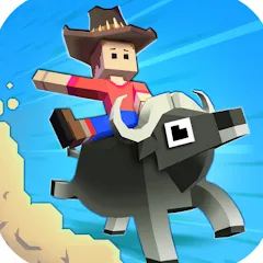 Взломанная Rodeo Stampede: Sky Zoo Safari  [МОД Menu] - последняя версия apk на Андроид