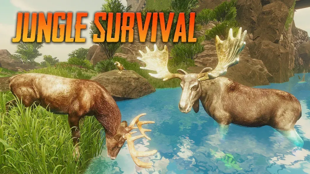 The Moose - Animal Simulator (Зе Мус)  [МОД Меню] Screenshot 5