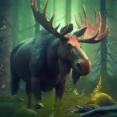 Взломанная The Moose - Animal Simulator (Зе Мус)  [МОД Меню] - стабильная версия apk на Андроид