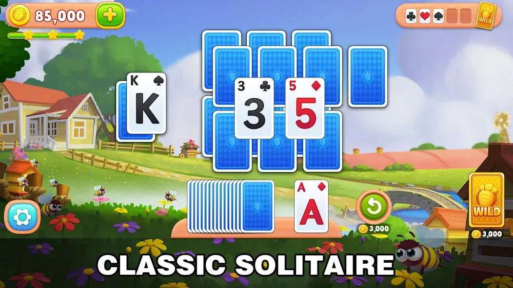 Solitaire Farm: Card Games (Соляр Фарм)  [МОД Меню] Screenshot 1