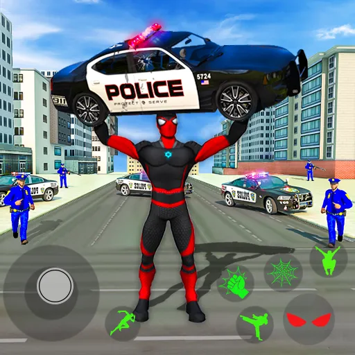 Spider Miami Rope Hero Ninja  [МОД Меню] Screenshot 1