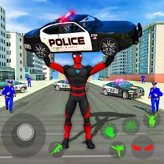 Взломанная Spider Miami Rope Hero Ninja  [МОД Меню] - последняя версия apk на Андроид