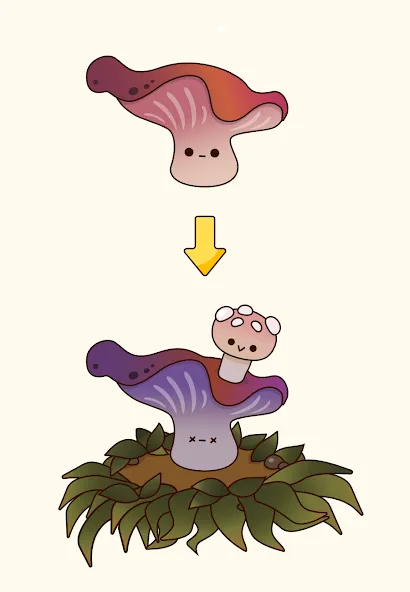 Mushroom Stories Clicker  [МОД Бесконечные деньги] Screenshot 2