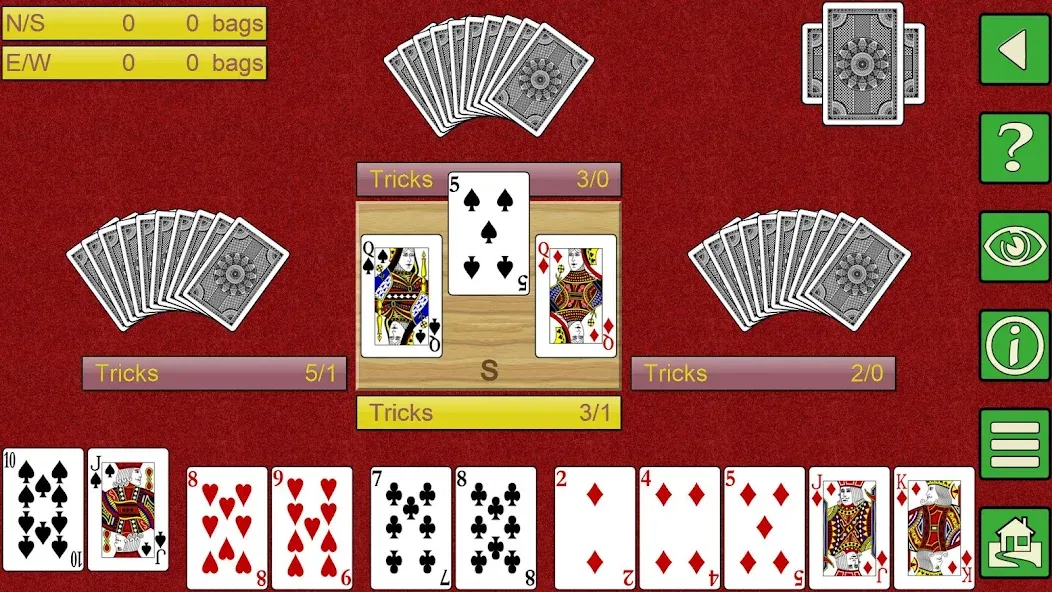 Spades V+, spades card game  [МОД Много денег] Screenshot 4