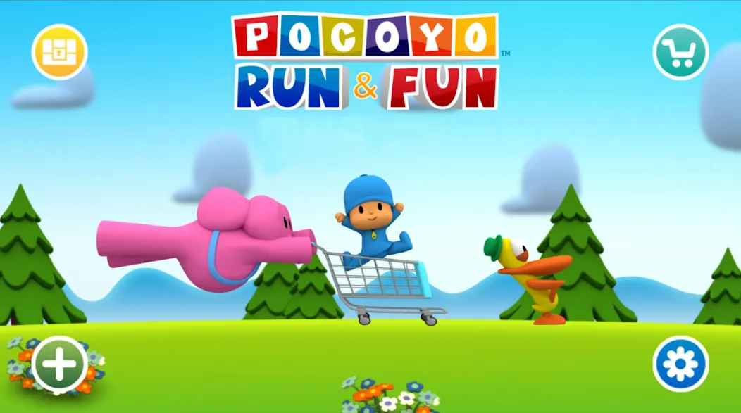 Pocoyo Run & Fun: Cartoon Jump  [МОД Unlimited Money] Screenshot 1