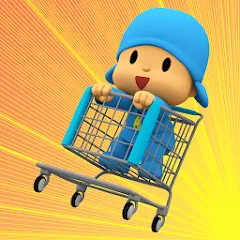 Взломанная Pocoyo Run & Fun: Cartoon Jump  [МОД Unlimited Money] - стабильная версия apk на Андроид