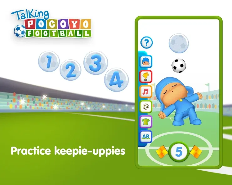 Talking Pocoyo Football  [МОД Все открыто] Screenshot 5