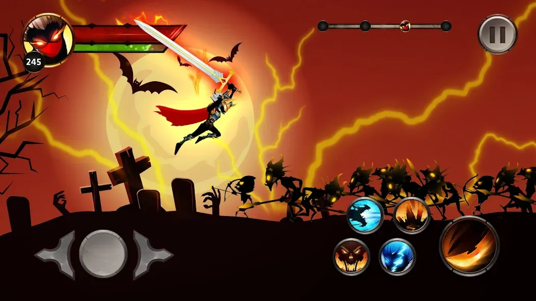 Stickman Legends Offline Games  [МОД Много монет] Screenshot 3