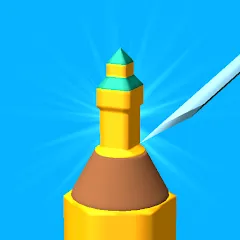 Взломанная Carve The Pencil (Карв зе Пенсил)  [МОД Unlocked] - полная версия apk на Андроид