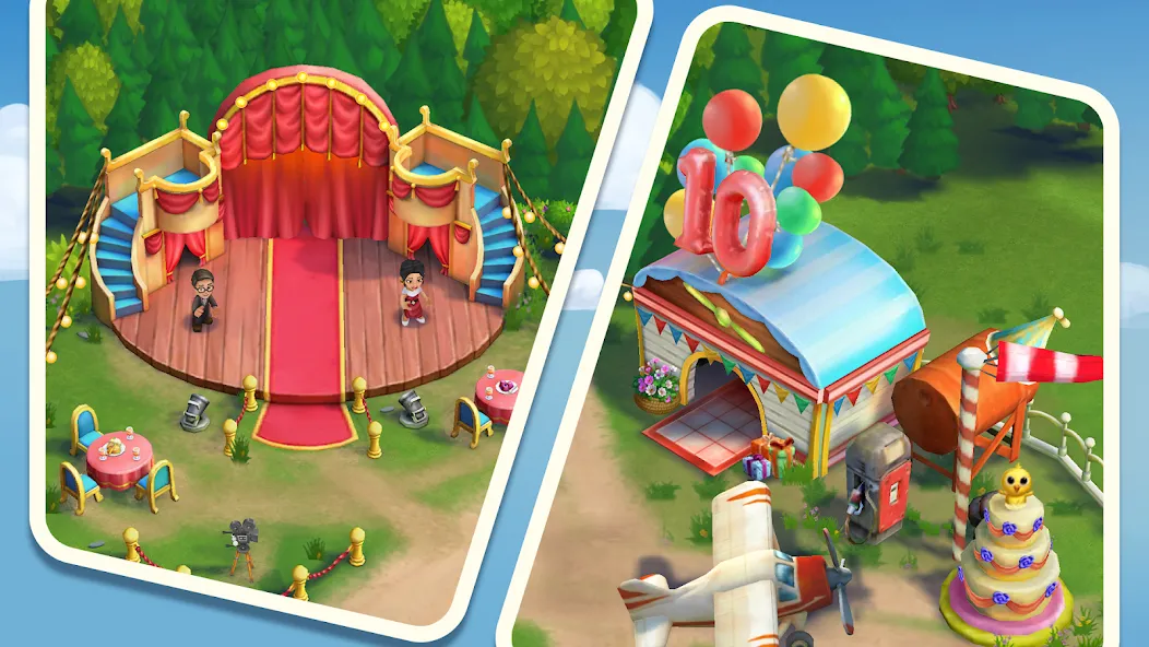 FarmVille 2: Country Escape (ФармВилл 2 С)  [МОД Бесконечные монеты] Screenshot 2