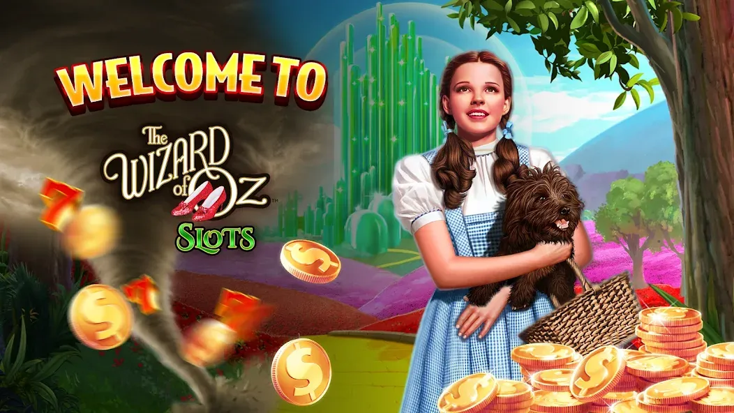 Wizard of Oz Slots Games (Волшебник из страны Оз игровой автомат)  [МОД Unlimited Money] Screenshot 1