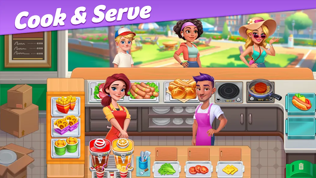 Restaurant Rescue - Food Games (Ресторанный спасатель)  [МОД Много монет] Screenshot 1