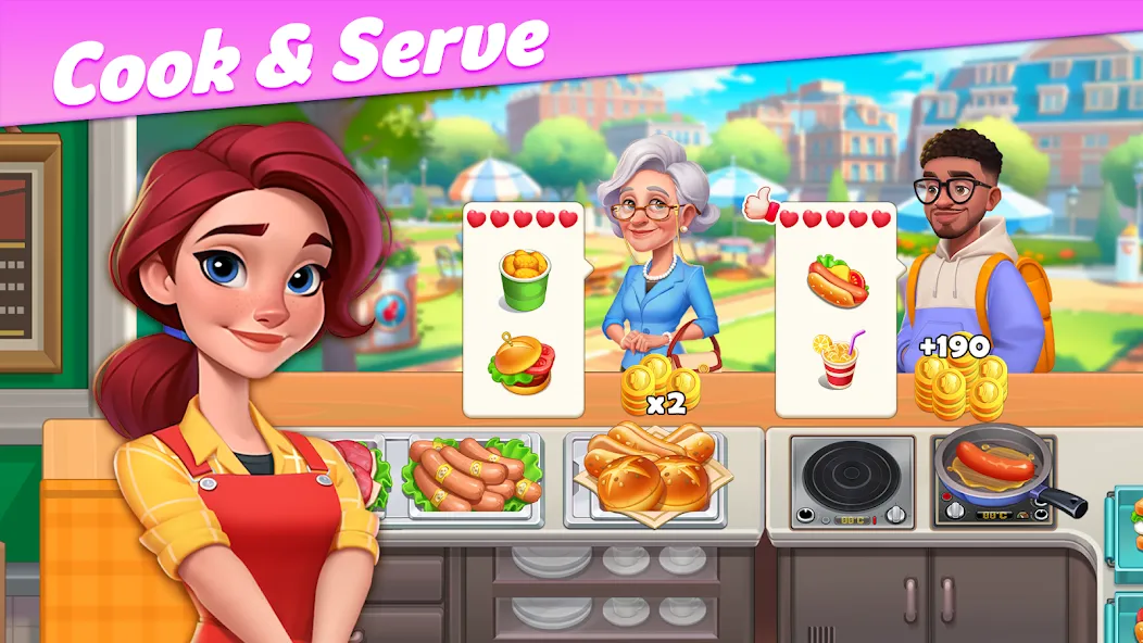 Restaurant Rescue - Food Games (Ресторанный спасатель)  [МОД Много монет] Screenshot 4