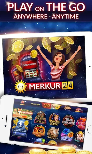 Merkur24 – Slots & Casino (Меркур24 Казино)  [МОД Бесконечные монеты] Screenshot 4