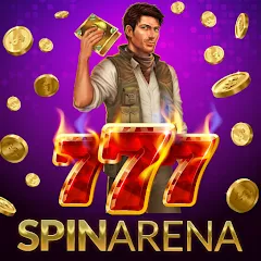 Скачать взломанную SpinArena Online Casino Slots (СпинАрена Онлайн Казино Слоты)  [МОД Много денег] - стабильная версия apk на Андроид