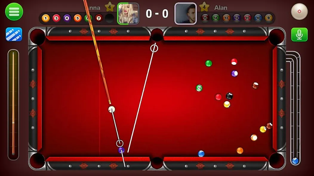 8 Ball Live - Billiards Games (Бол Лайв)  [МОД Меню] Screenshot 1