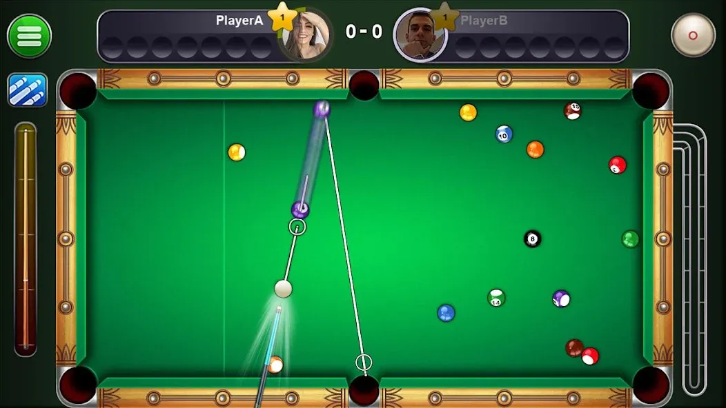 8 Ball Live - Billiards Games (Бол Лайв)  [МОД Меню] Screenshot 2