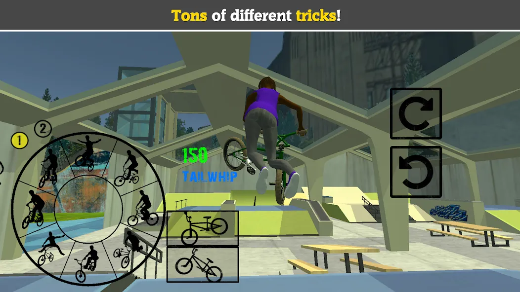 BMX FE3D 2 (БМХ ФЭ3Д 2)  [МОД Много денег] Screenshot 3